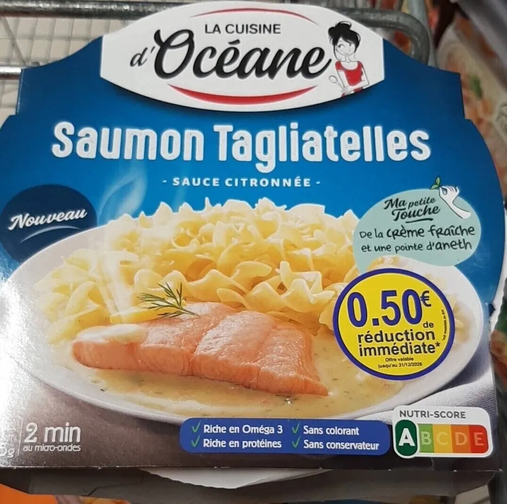 SAUMON TAGLIATELLES