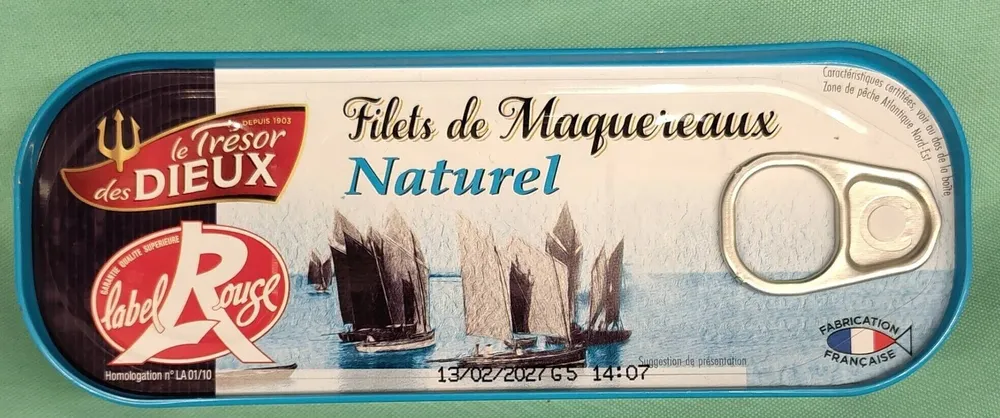 Filets de Maquereaux Naturel