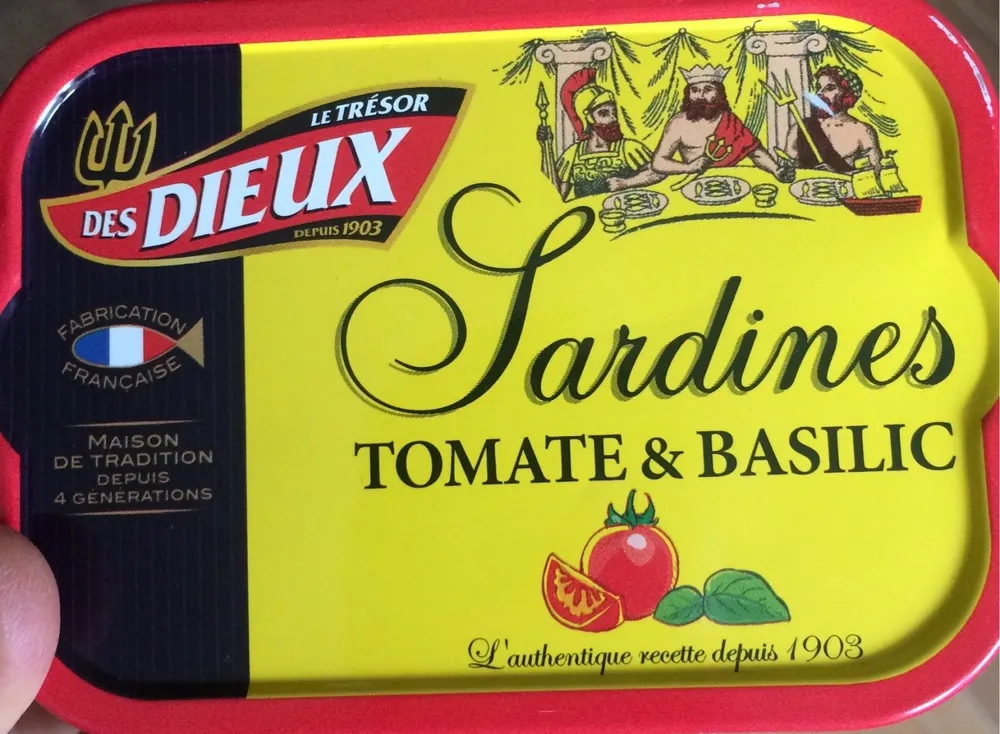 Sardines Tomates - Basilic