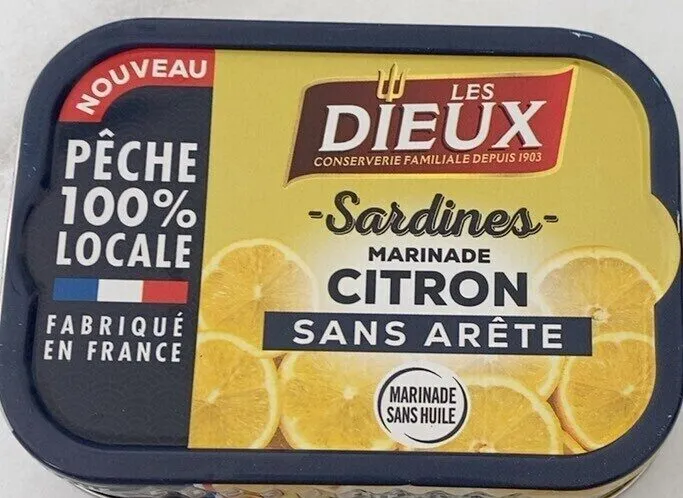 Sardines marinade citron