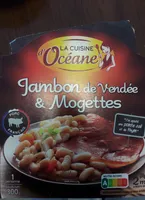 Jambon de Vendée et mojettes
