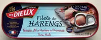 Filets de harengs (Tomate, Ail et Herbes de Provence, Sans Huile)