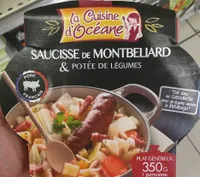 Saucisse de Monbéliard & Potée de légumes