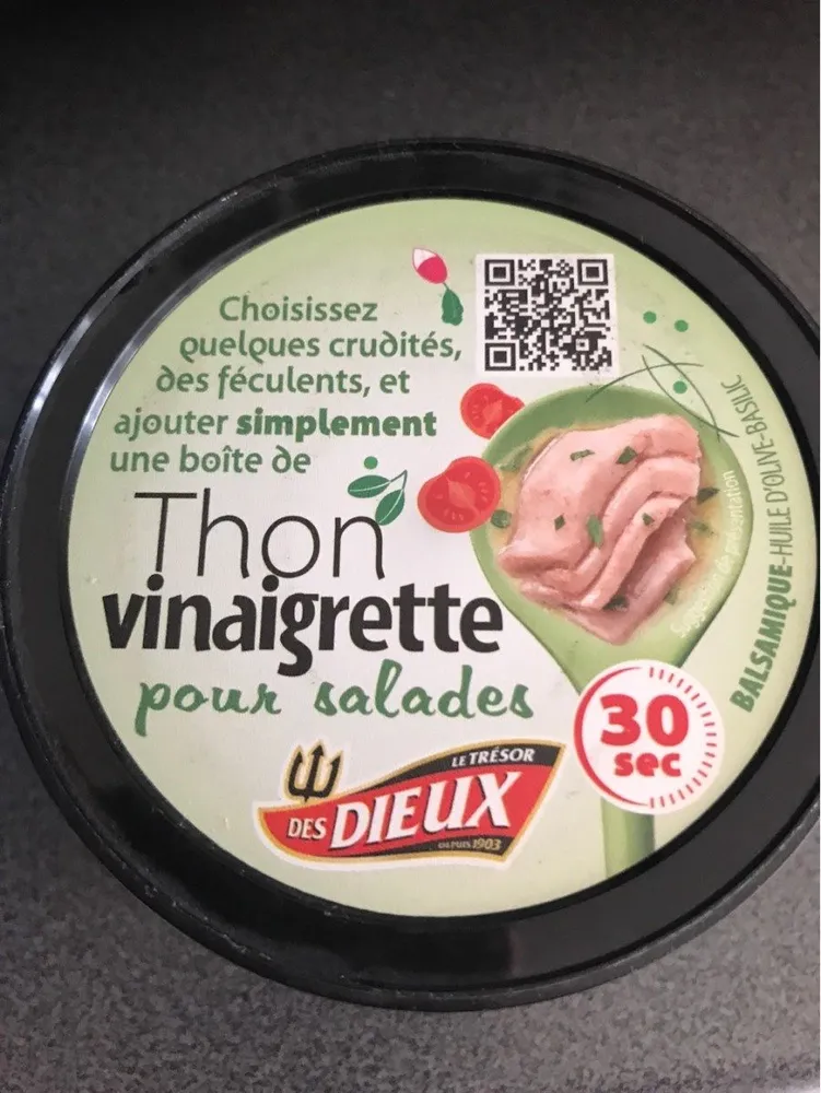 Thon vinaigre balsamique et huile d'olive basilic LE TRESOR DES