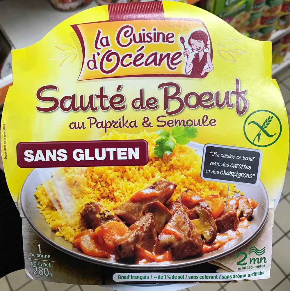 Sauté de Boeuf au Paprika & Semoule