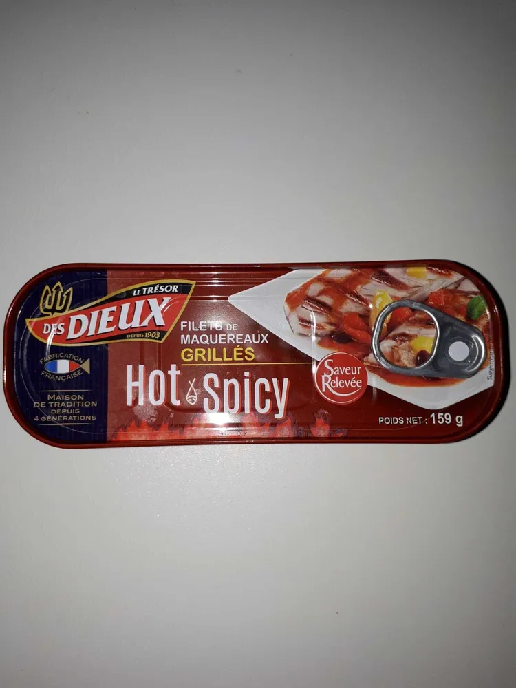 Filets de maquereaux grillés hot et spicy