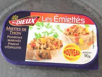 Les émiettés thon poivrons piment d’Espelette