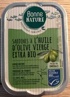 Sardines à l'huile d'olive vierge extra bio
