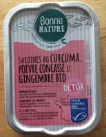 Sardines au curcuma, poivre concassé et gingembre