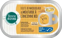 Filets de maquereaux & moutarde à l'ancienne bio