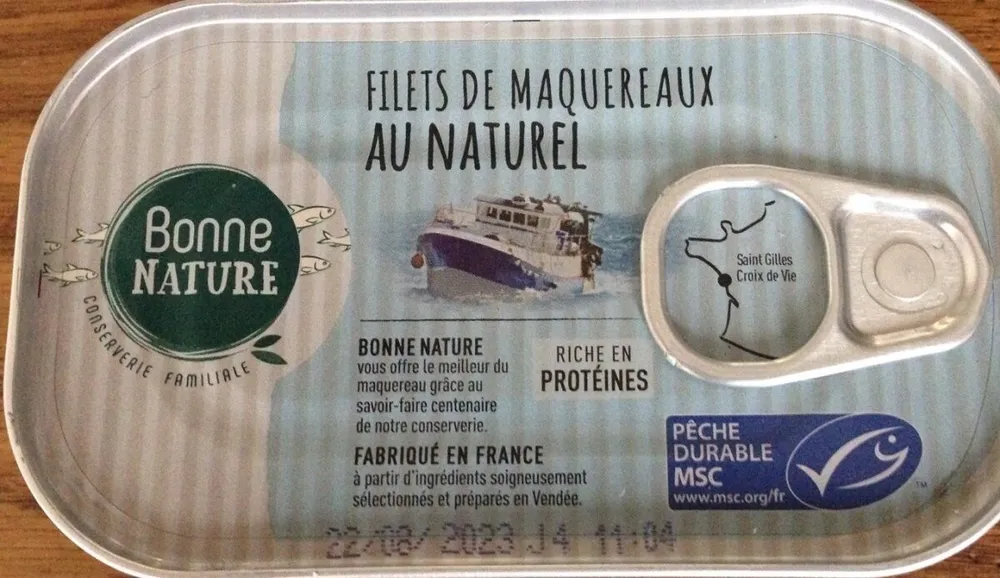 Filets De Maquereaux - Au Naturel