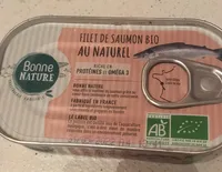 Filet de saumon bio au naturel