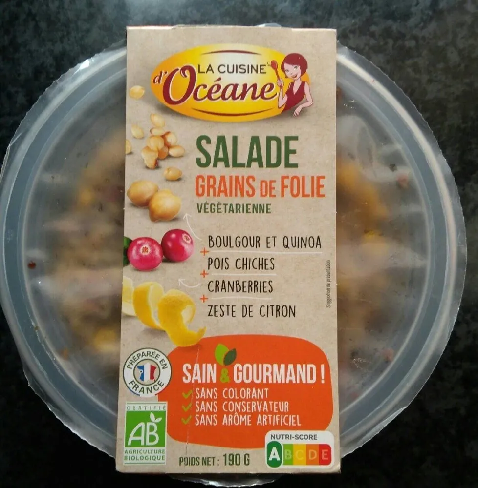 Salade Grain de Folie Végétarienne