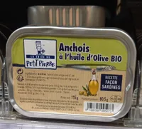Anchois à l'huile d'olive bio