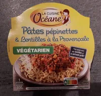 Pâtes pépinettes et lentilles à la provençale