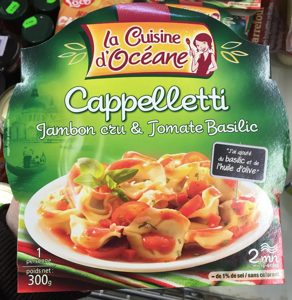 Cappelletti Jambon cru & Tomate basilic