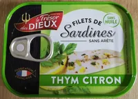 Filets De Sardines Au Thym Et Citron Les Dieux,