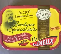 Sardines specialites tomates confites