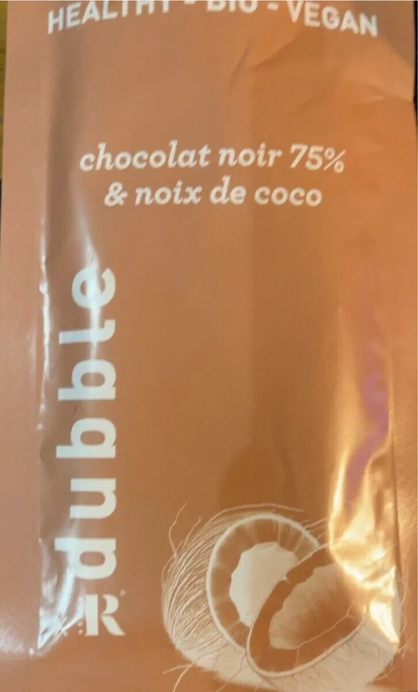 Chocolat noir et noix de coco