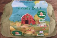 6 oeufs Bio boites compostable