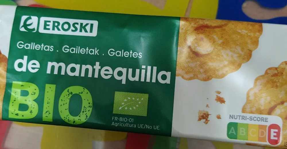 Galletas de mantequilla bio