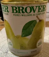 Poires Williams au sirop léger