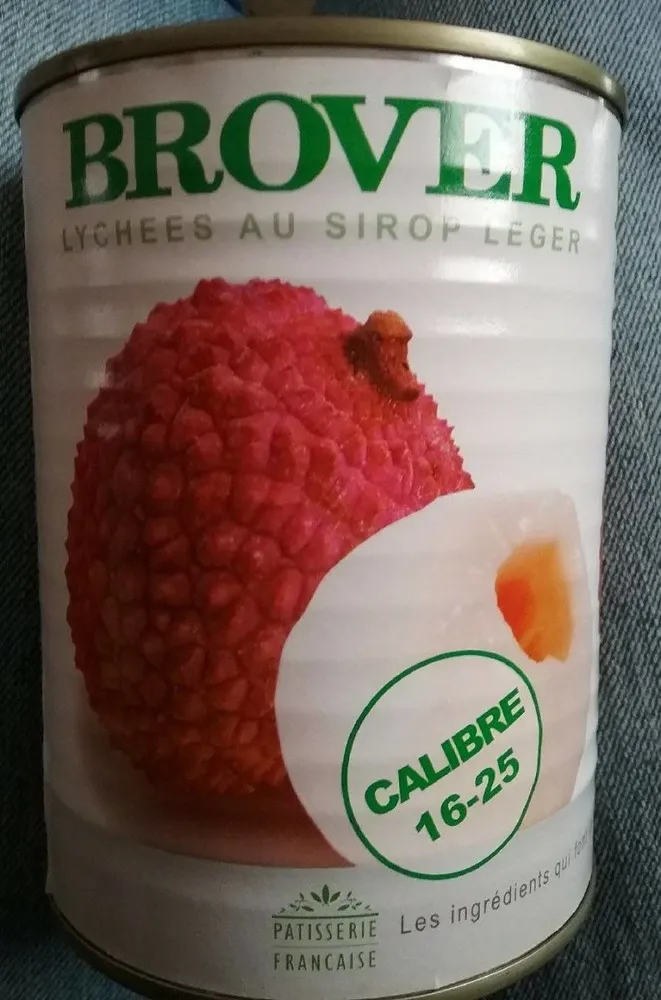 Lychees au sirop léger