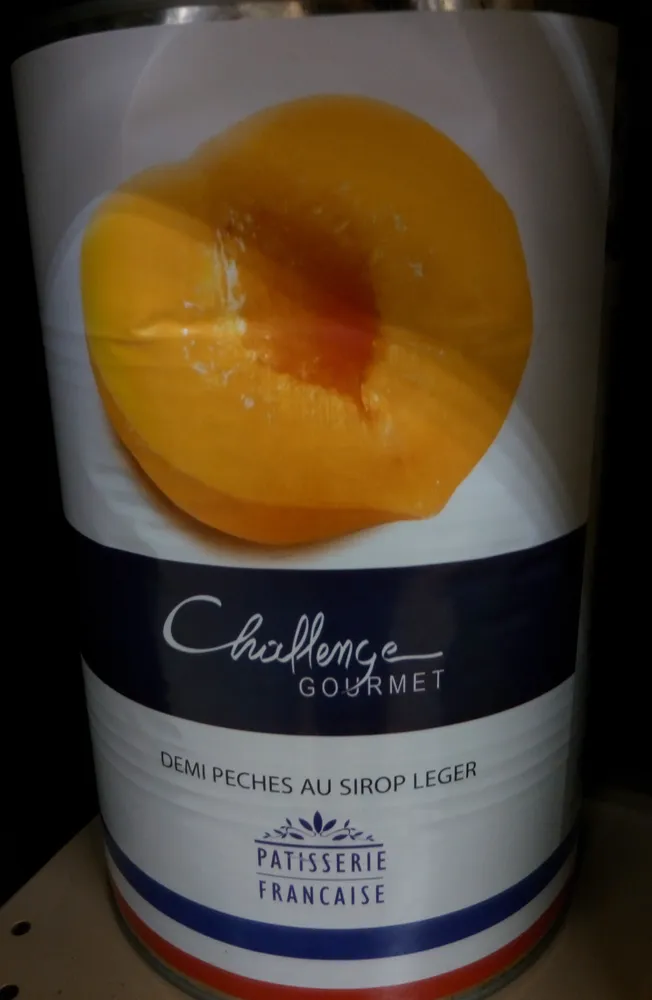 Demi-pêches au sirop léger