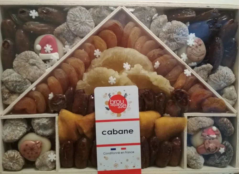 Assort. fruit sec déshyd. & pâte amande