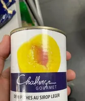 DEMI PÊCHES AU SIROP LÉGER