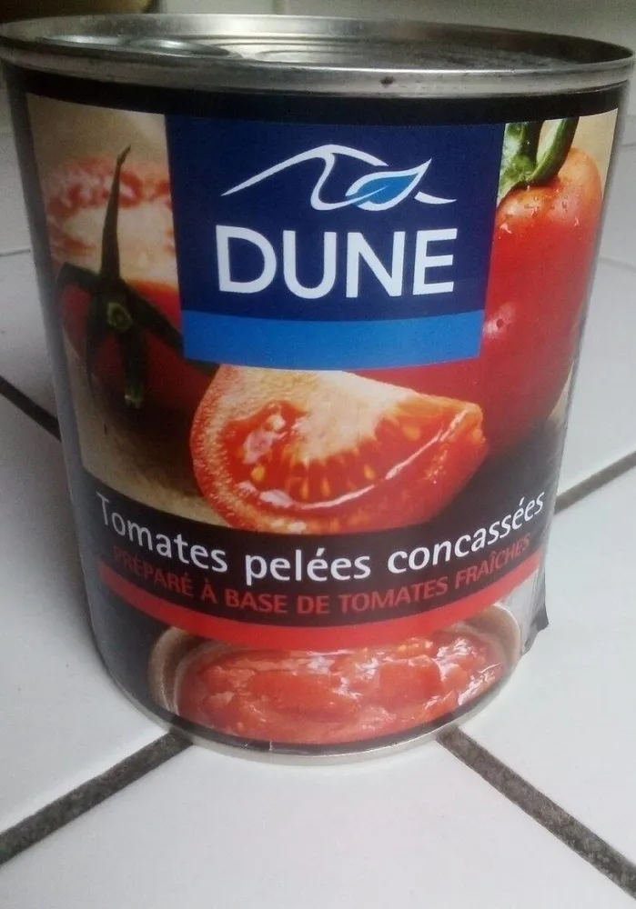Tomates pelées concassées