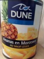 Ananas en Morceaux au sirop léger