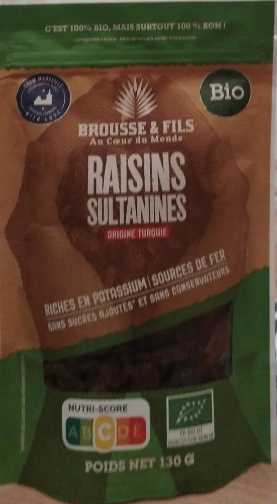 Raisins sultanines