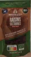 Raisins sultanines
