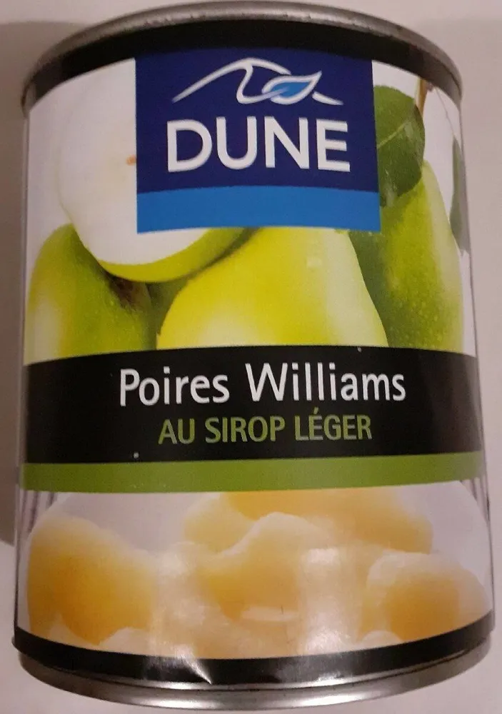 Poire williams au sirop léger