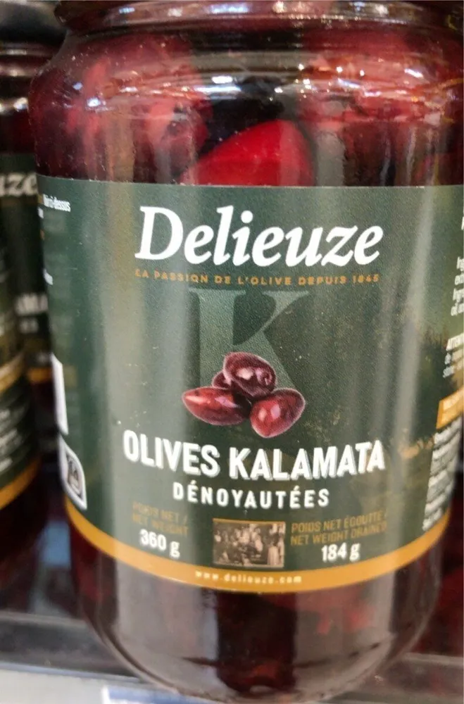 Olives kalamata denoyautés