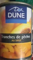Tranche de pêche au sirop