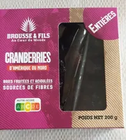 Cranberries d'Amérique du nord