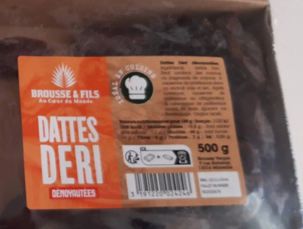 Dattes DERI dénoyautées