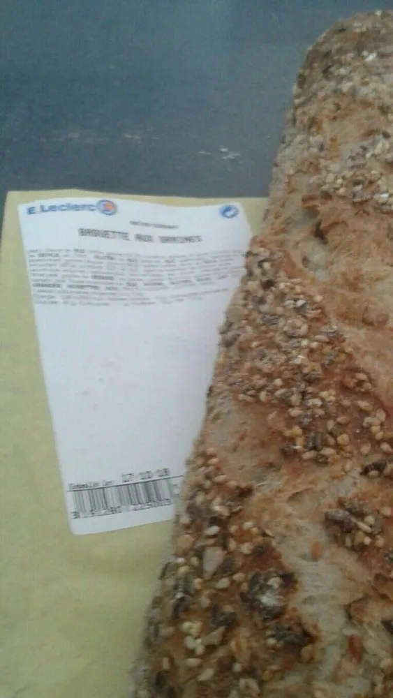 Baguette aux graines