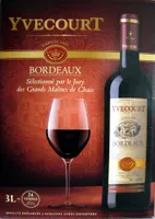 Vin Bordeaux rouge Yvecourt