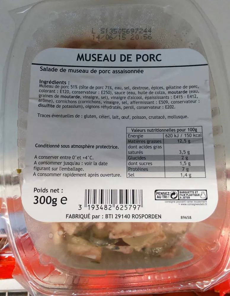 Museau de porc