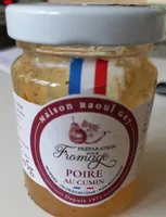 Préparation pour fromage poire au cumin