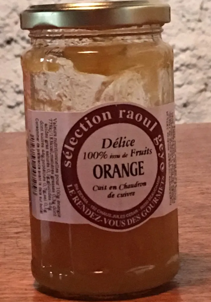 Orange cuit en Chaudron de cuivre