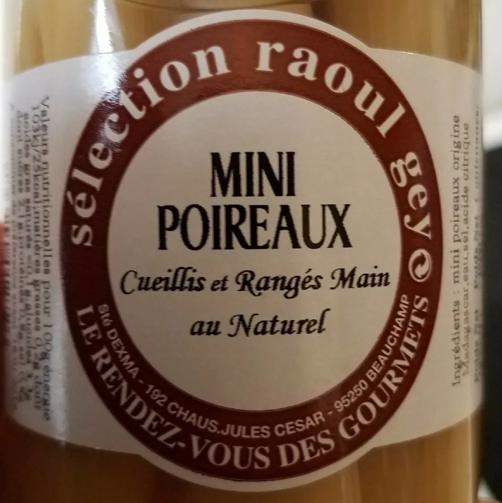 Mini poireaux