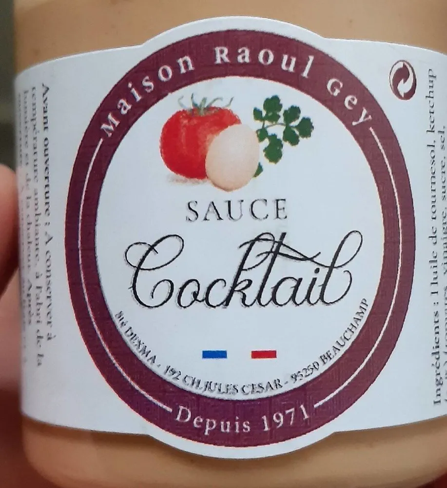 Sauce cocktail