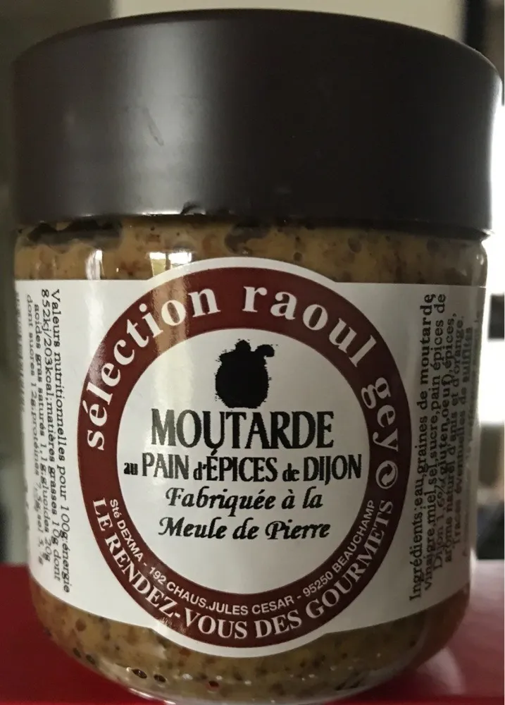 Moutarde au pain d'épices de Dijon
