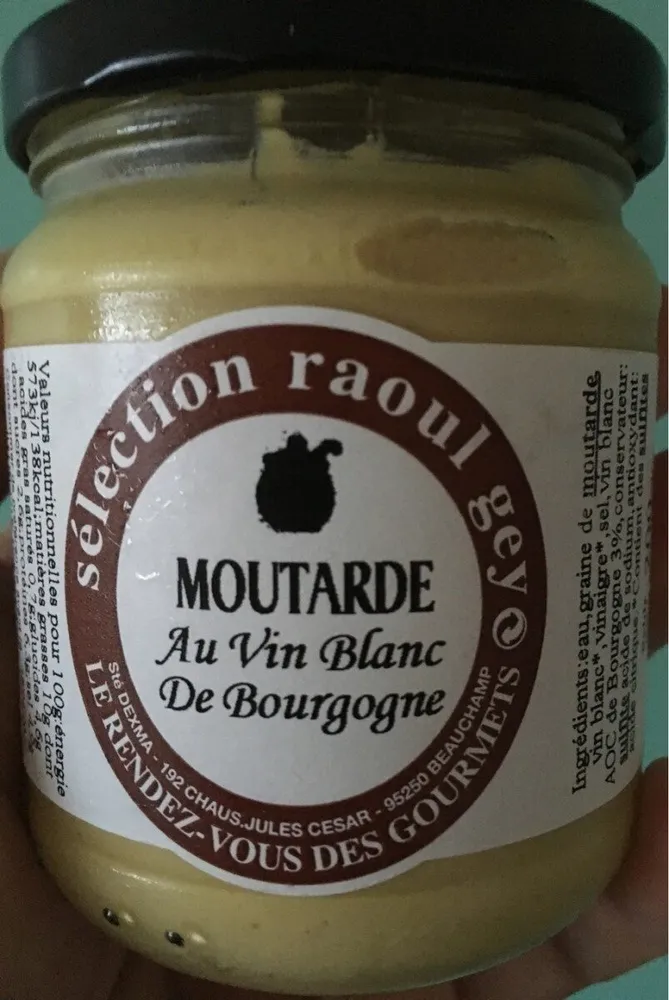 Moutarde au vin blanc de Bourgogne
