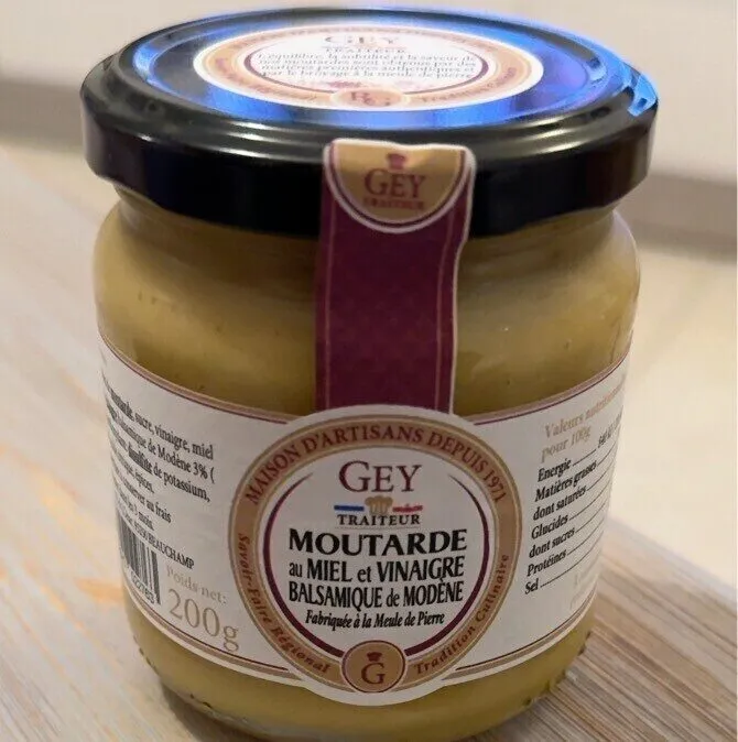 Moutarde au Miel et Vinaigre Balsamique