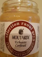 Moutarde échalote cerfeuil